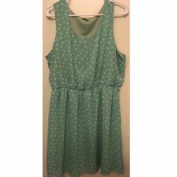 plus size mint green dress